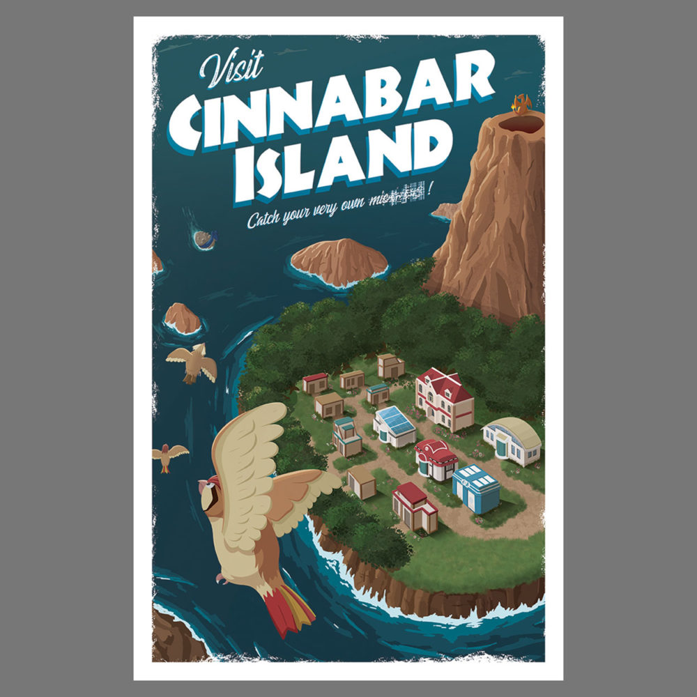 Solo listing image for Travel Poster: Cinnabar Island