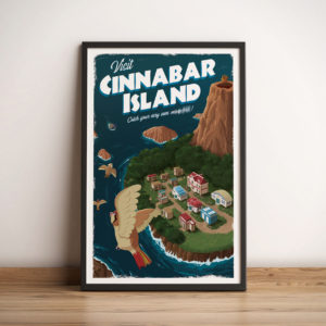 Main listing image for Travel Poster: Cinnabar Island