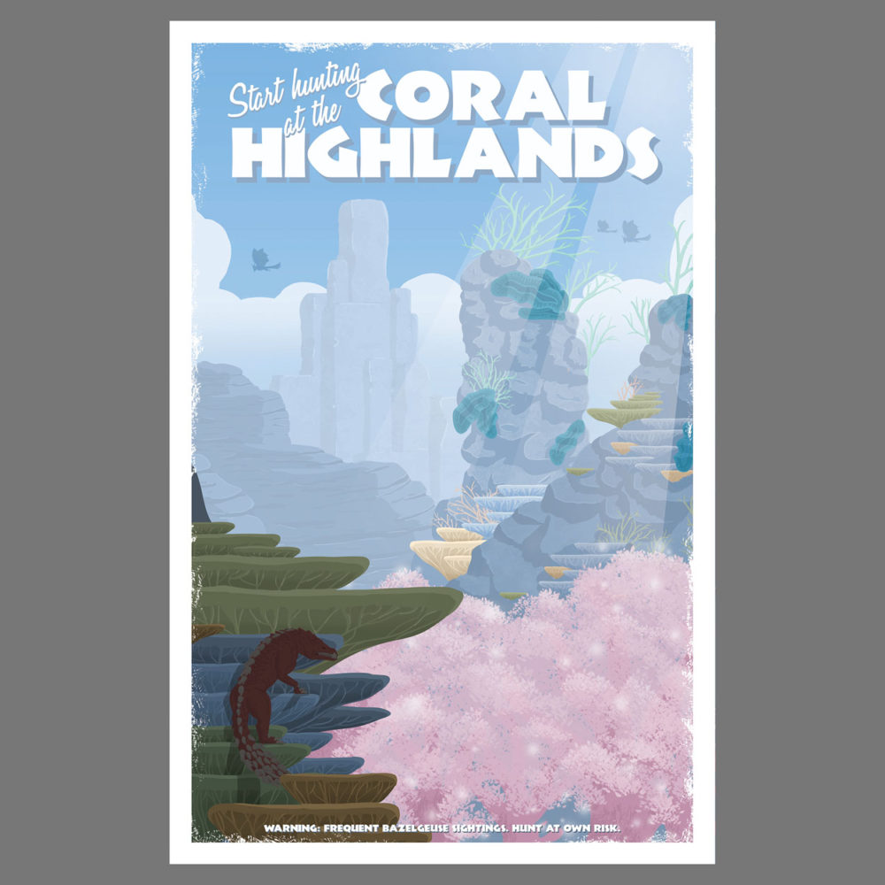 Solo listing image for Travel Poster: Coral Highlands