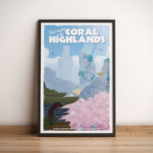 Main listing image for Travel Poster: Coral Highlands