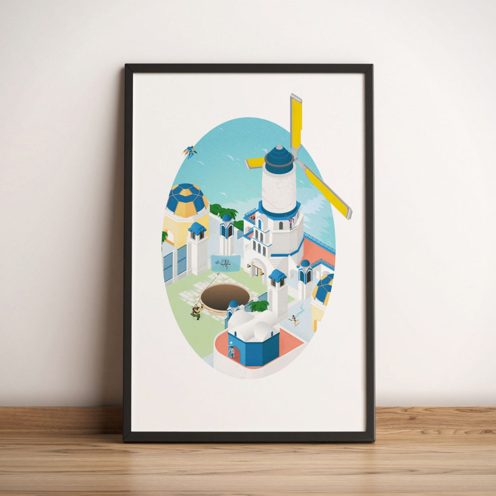 Main listing image for Isometric Poster: Ilios Well