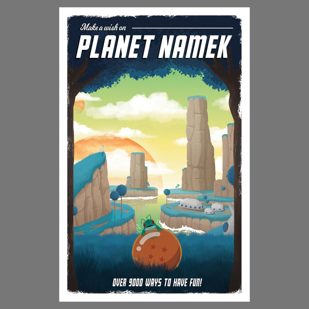 Solo listing image for Travel Poster: Planet Namek