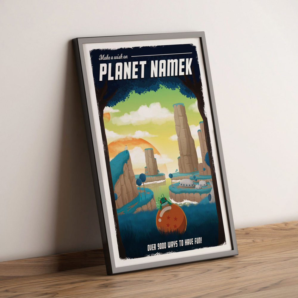 Side listing image for Travel Poster: Planet Namek