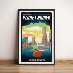 Main listing image for Travel Poster: Planet Namek