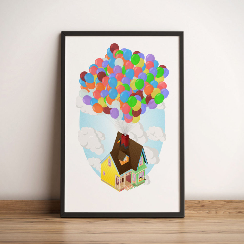 Main listing image for Isometric Poster: Carl & Ellie's House