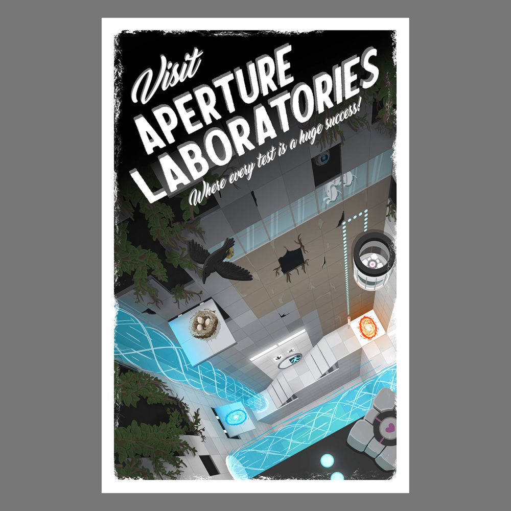 Solo listing image for Travel Poster: Aperture Laboratories