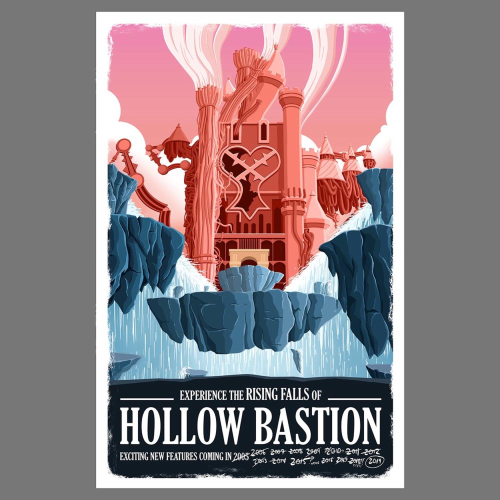 Solo listing image for Travel Poster: Hollow Bastion