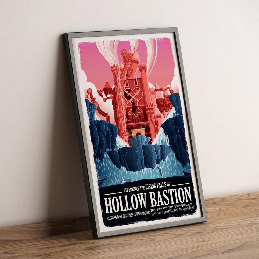 Side listing image for Travel Poster: Hollow Bastion