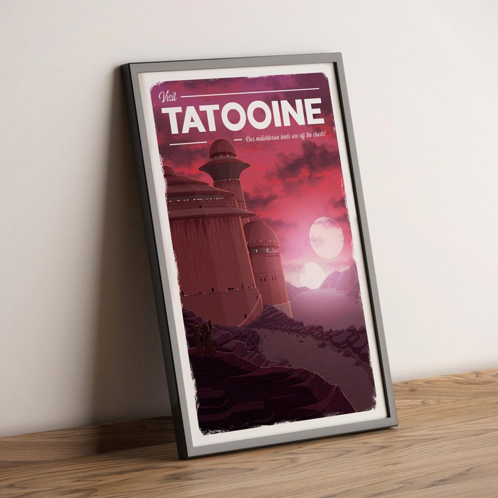 Side listing image for Travel Poster: Tatooine
