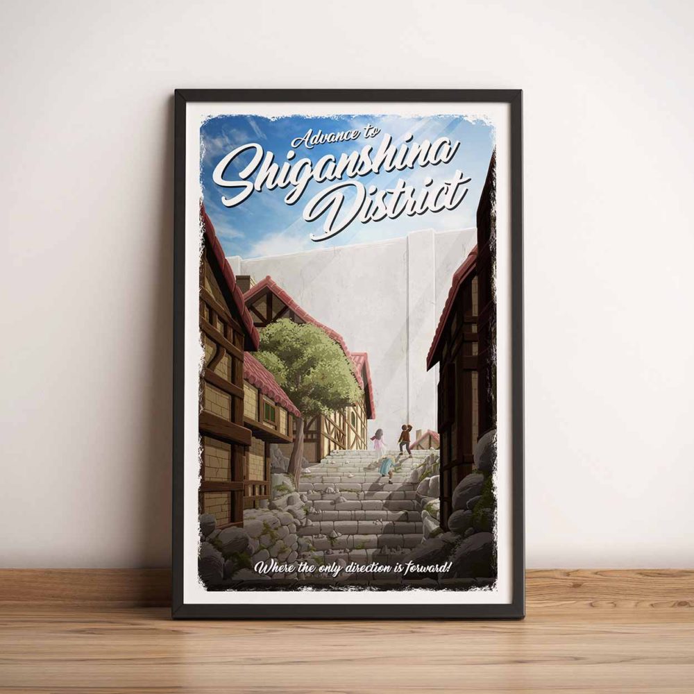 Main listing image for Travel Poster: Shiganshina District