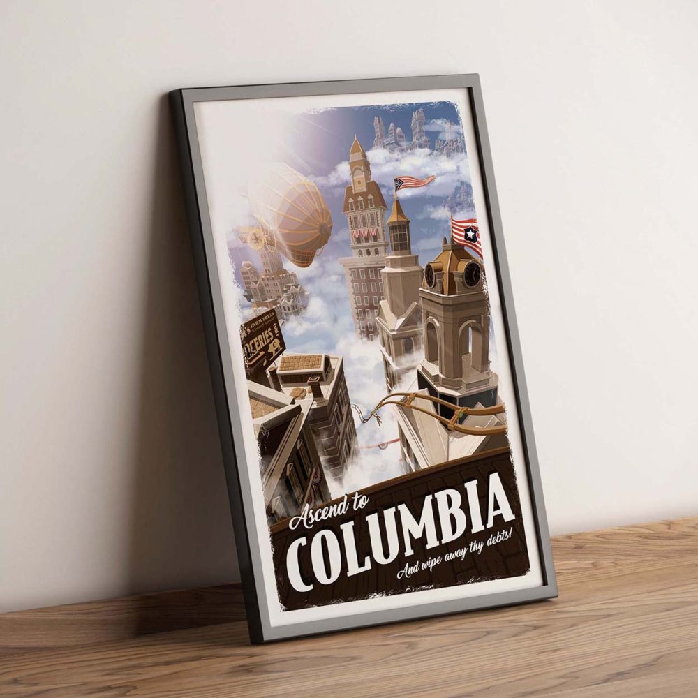 Side listing image for Travel Poster: Columbia