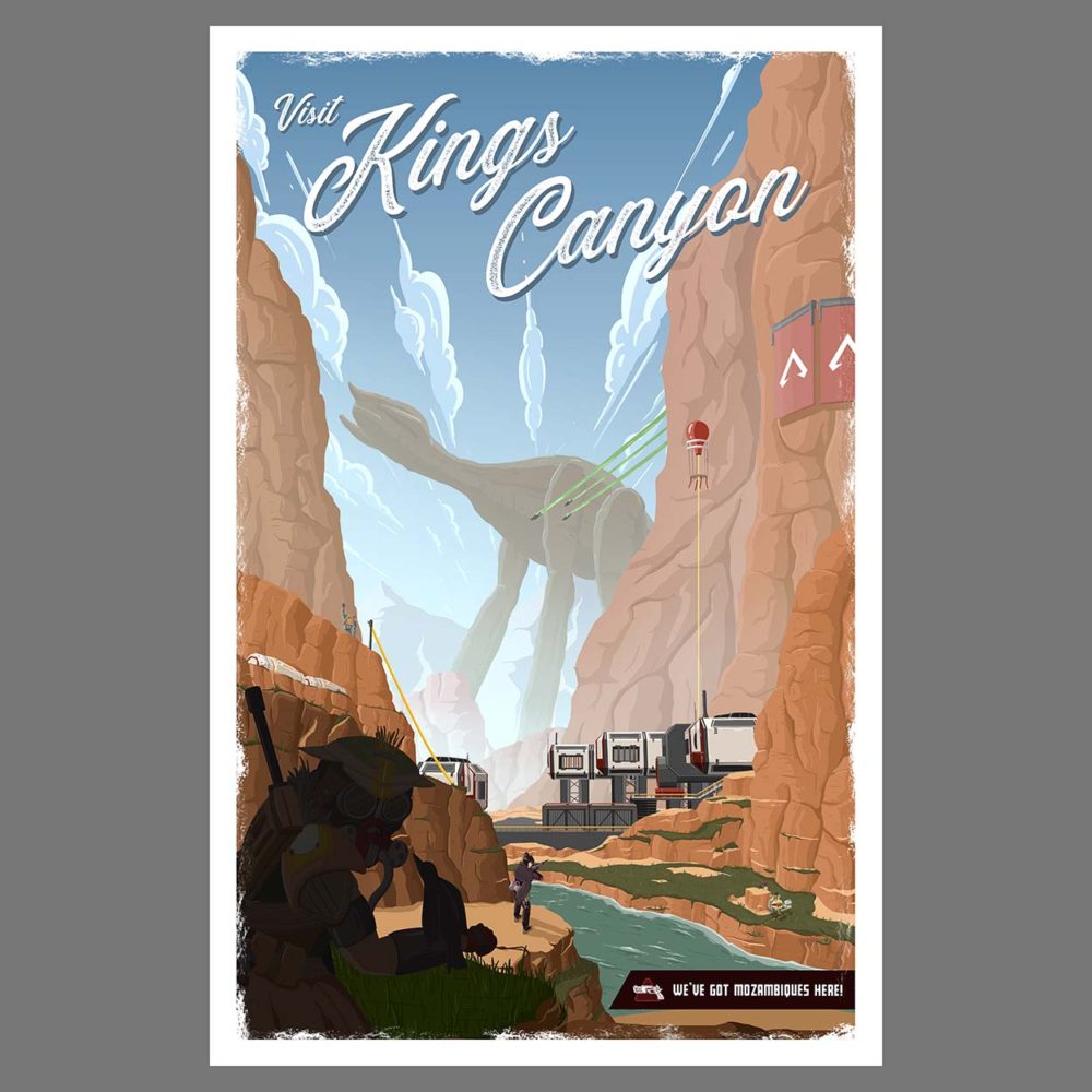 Solo listing image for Travel Poster: Kings Canyon