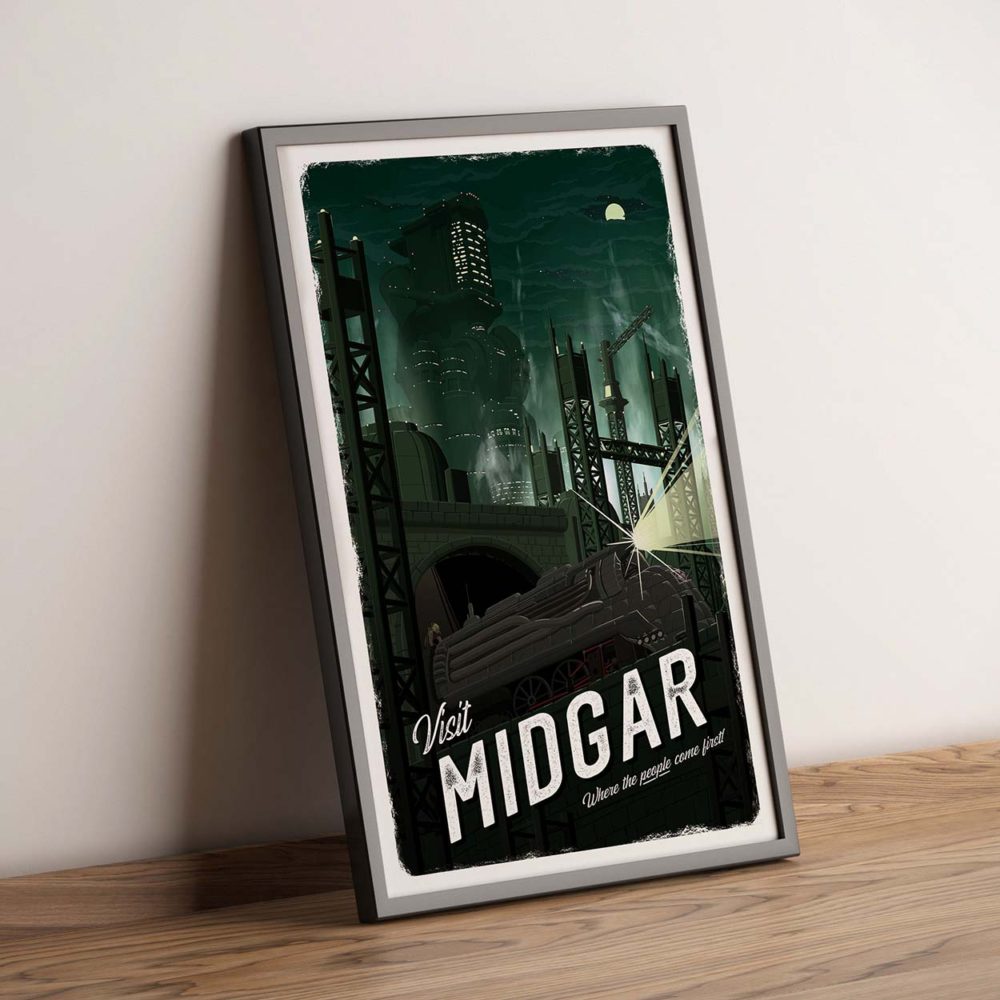 Side listing image for Travel Poster: Midgar