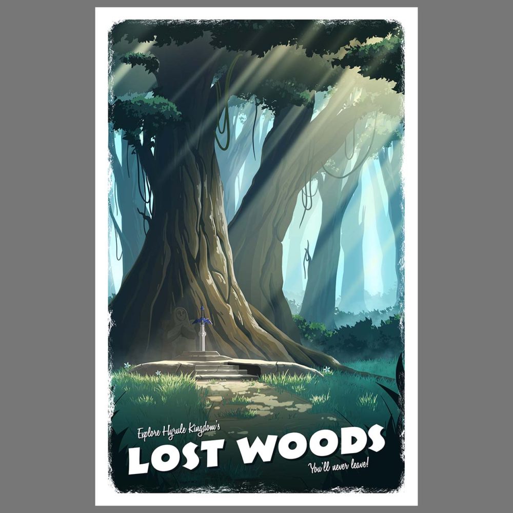 Solo listing image for Travel Poster: Lost Woods