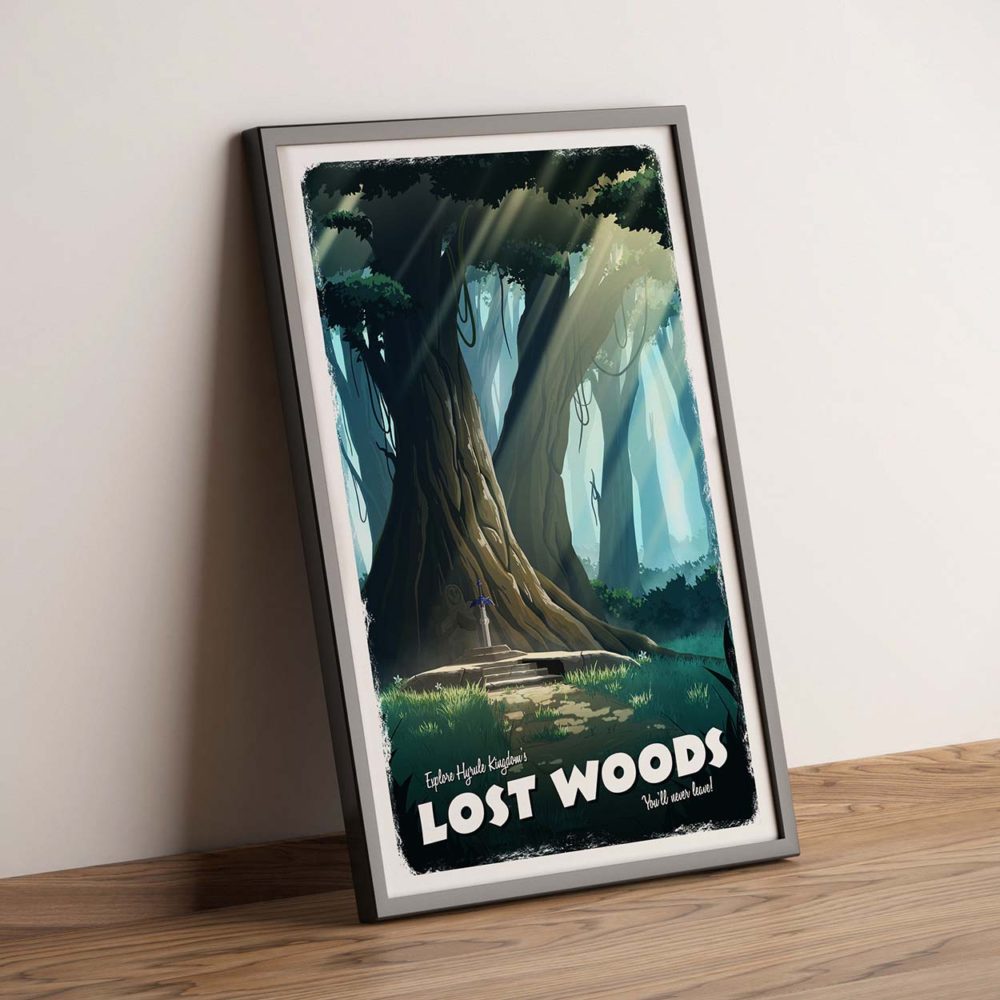 Side listing image for Travel Poster: Lost Woods