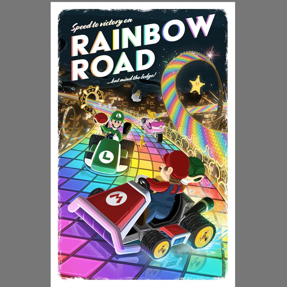 Solo listing image for Travel Poster: Rainbow Road
