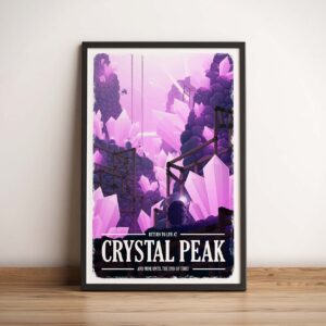Main listing image for Travel Poster: Crystal Peak