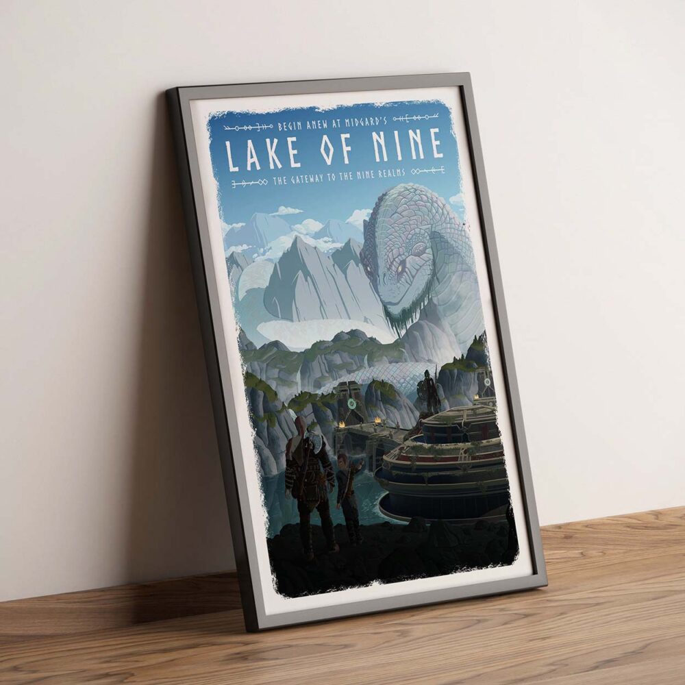 Side listing image for Travel Poster: Lake of Nine