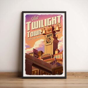 Main listing image for Travel Poster: Twilight Town