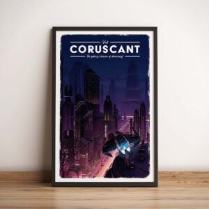 Main listing image for Travel Poster: Coruscant