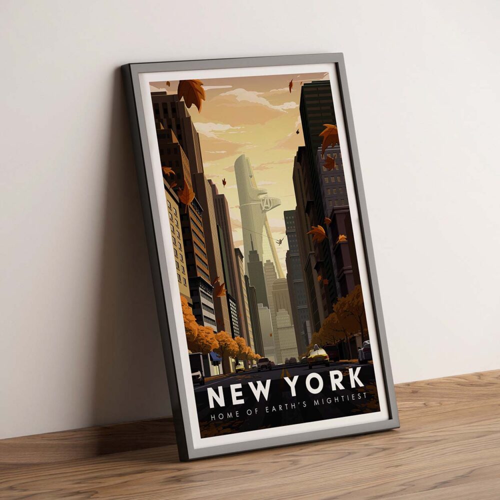 Side listing image for travel poster: New York