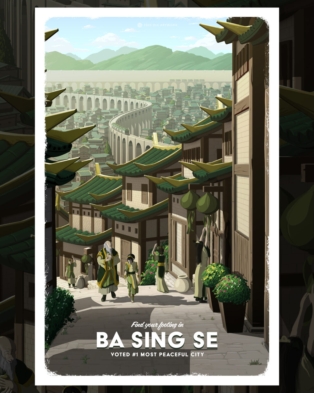 Avatar 4-poster deal: Ba Sing Se