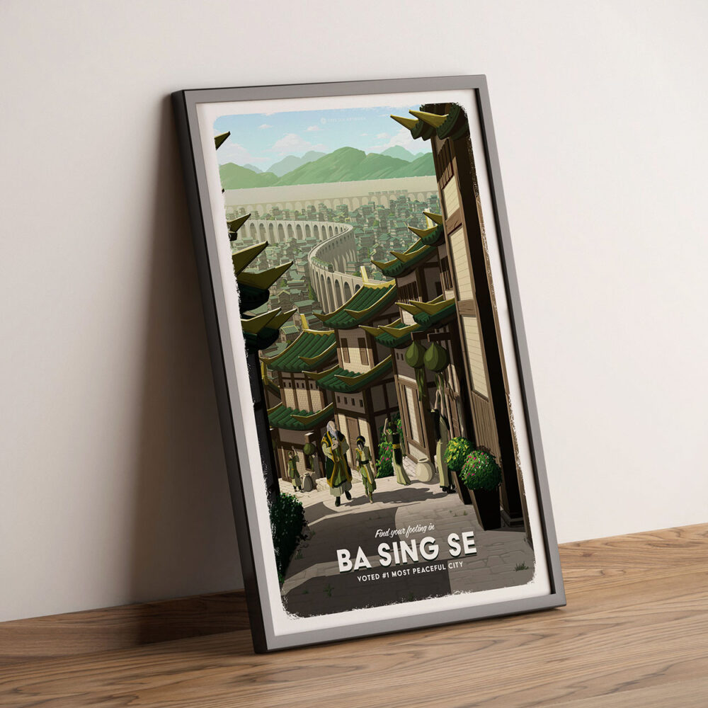 Side listing image for Travel Poster - Ba Sing Se