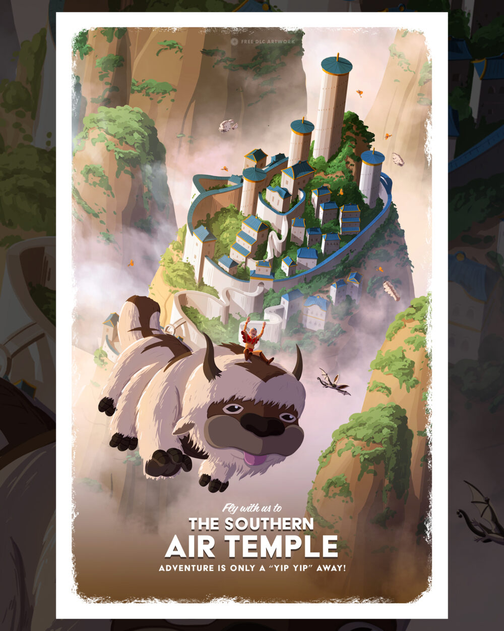Avatar 4-poster deal: Southern Air Temple