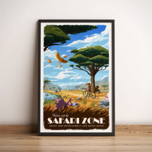 Main listing image for travel poster: Safari Zone