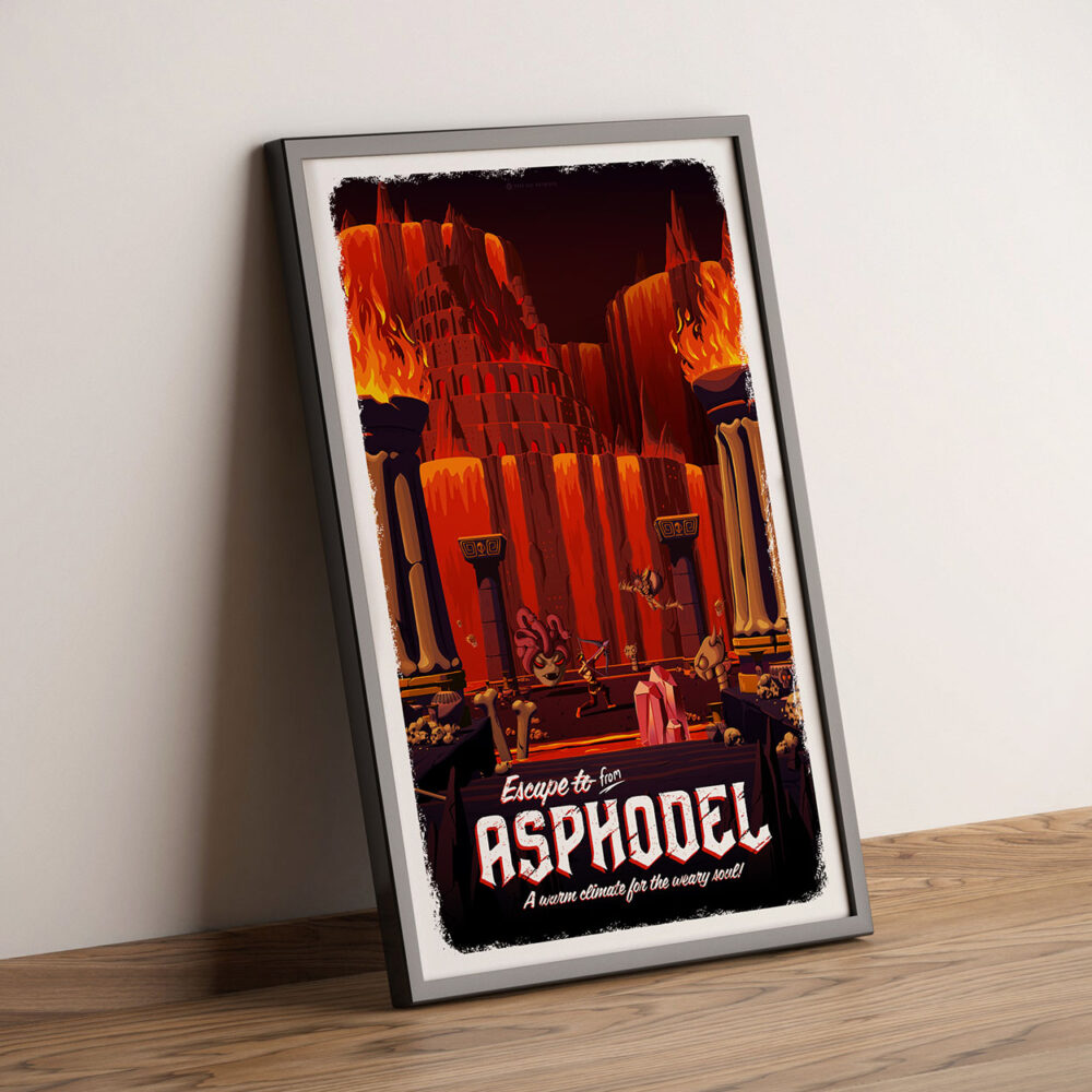 Side listing image for Travel Poster: Asphodel