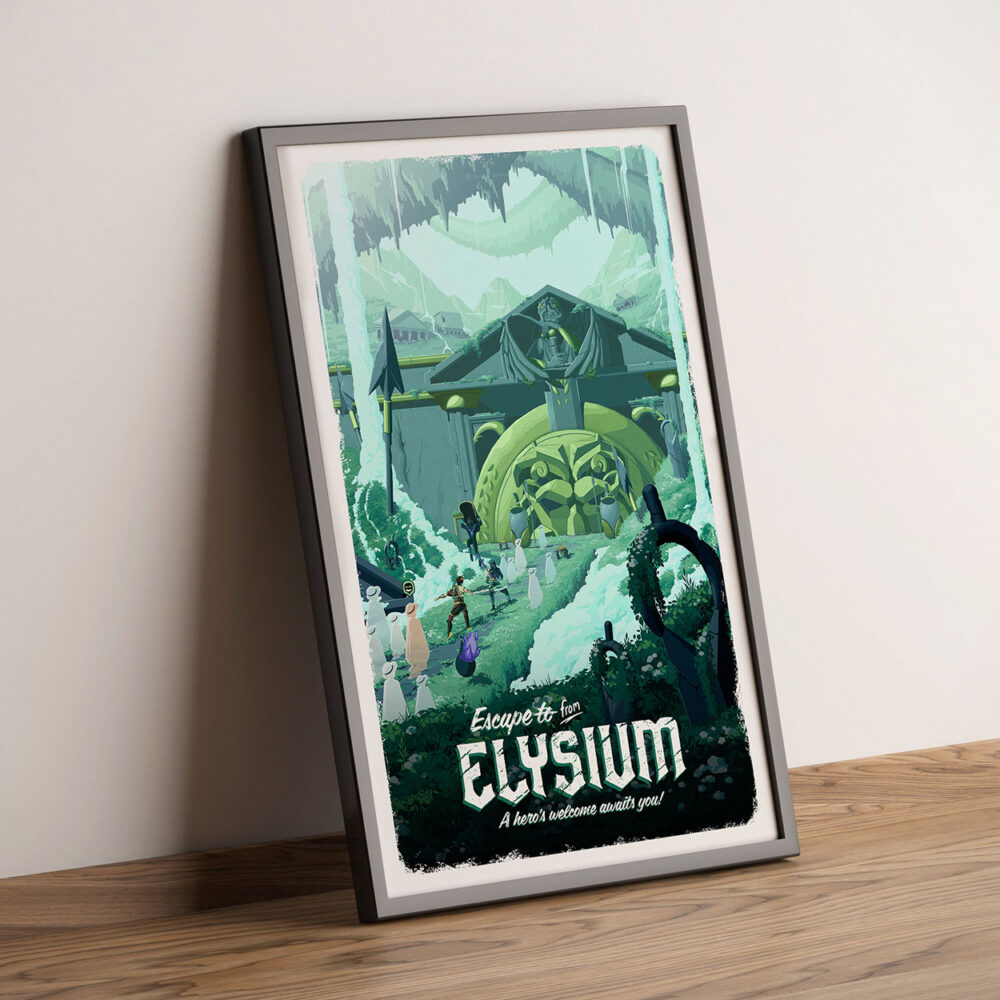 Side listing image for Travel Poster: Elysium