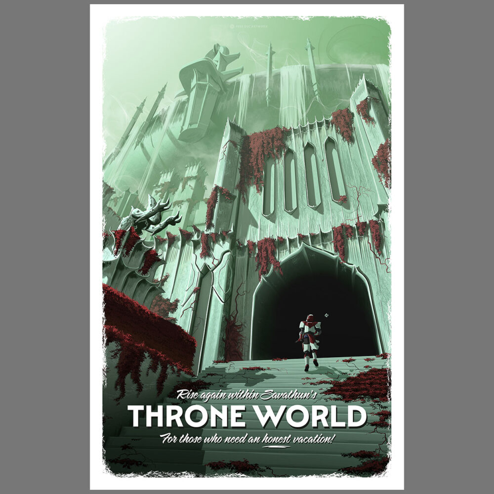 Solo Listing Image for Travel Poster: Throne World