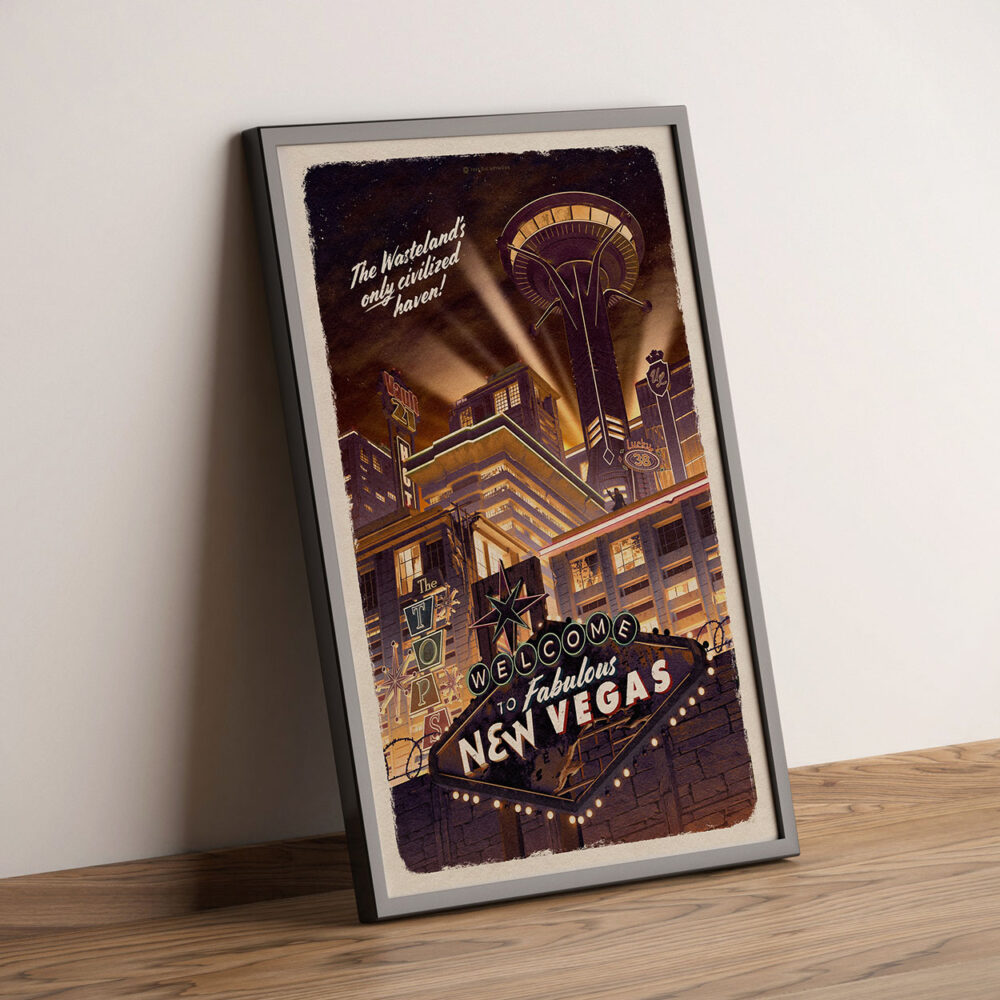 Side listing image for Travel Poster: New Vegas