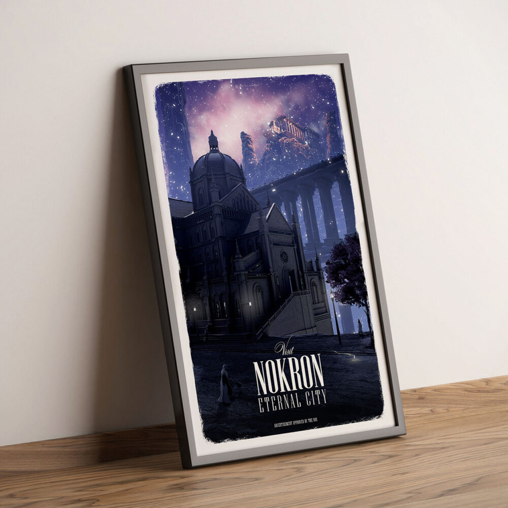 Side listing image for Travel Poster: Nokron Eternal City