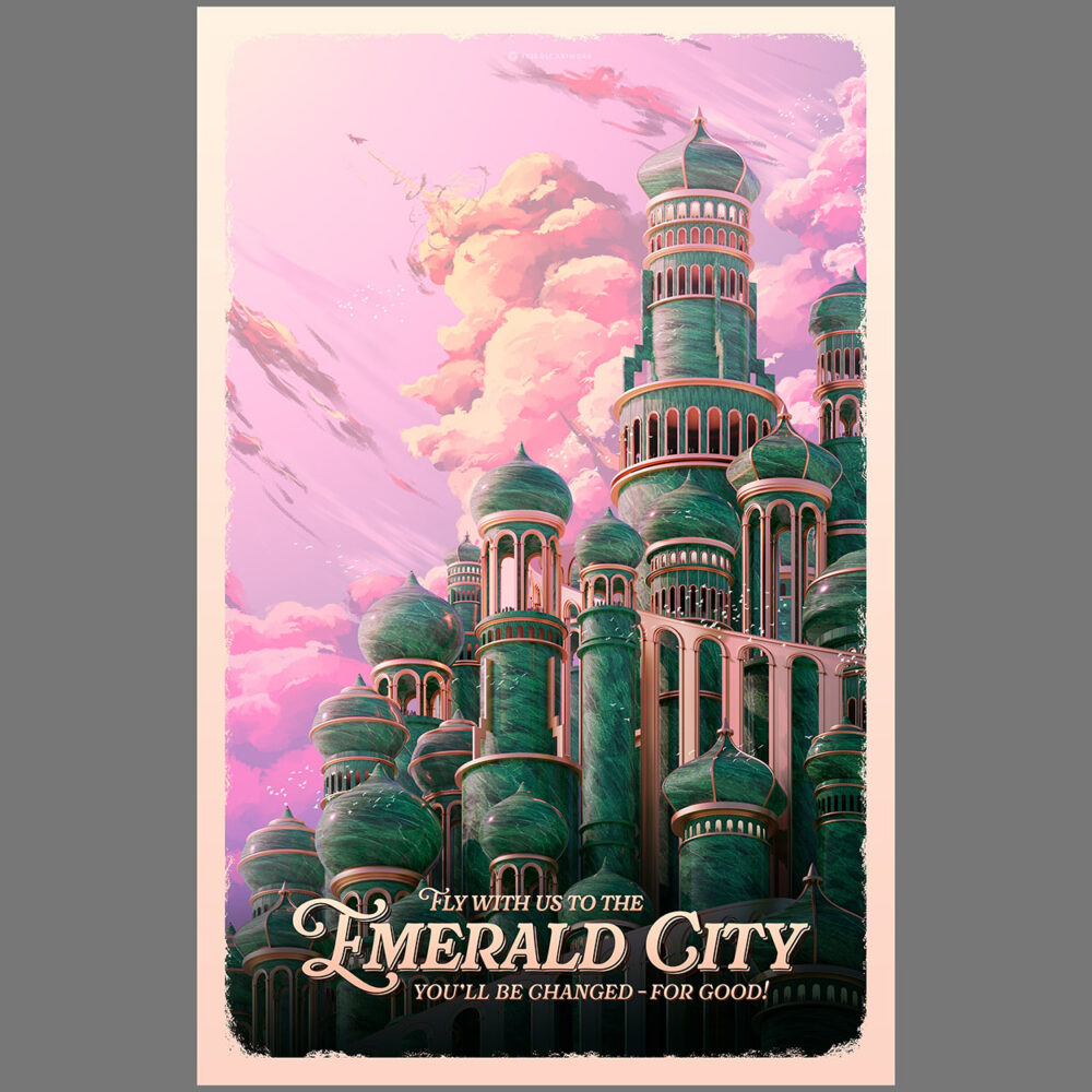 Solo listing image for Travel Poster: Emerald City