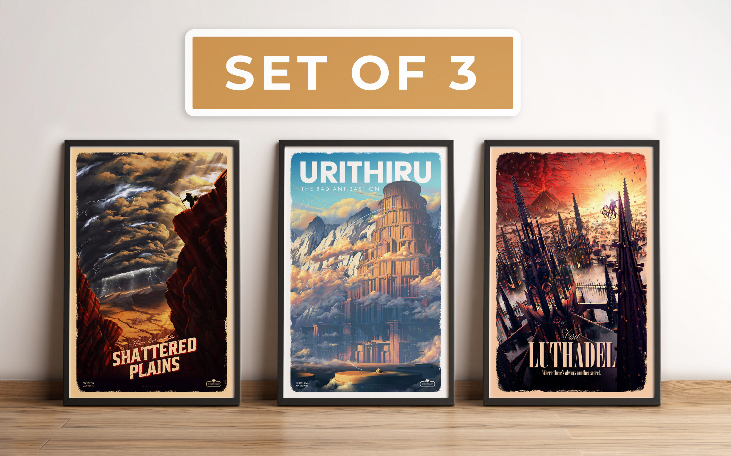 Cosmere Poster 3-Set