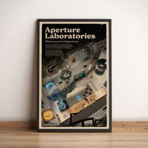 Main listing image for travel poster: Aperture Labs