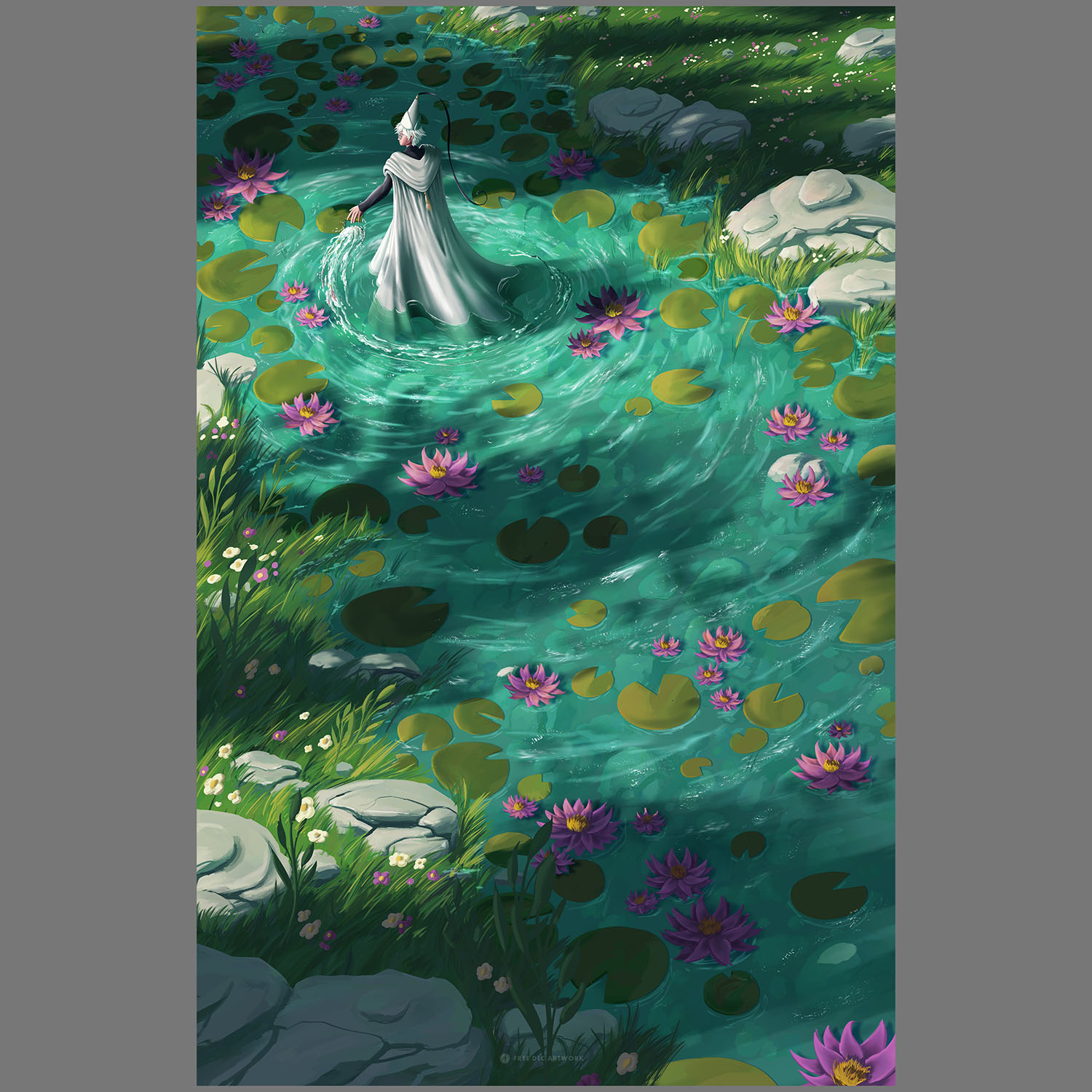 Solo listing image for Witch Hat fan art: Qifrey's Quietude
